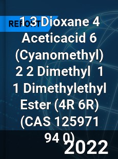 1 3 Dioxane 4 Aceticacid 6 2 2 Dimethyl 1 1 Dimethylethyl Ester Market