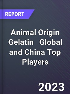 Animal Origin Gelatin Global and China Top Players Market