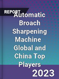 Automatic Broach Sharpening Machine Global and China Top Players Market