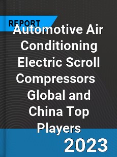 Automotive Air Conditioning Electric Scroll Compressors Global and China Top Players Market