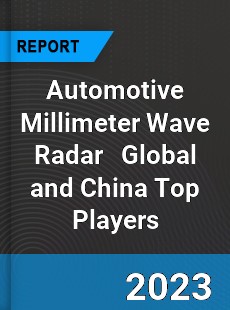 Automotive Millimeter Wave Radar Global and China Top Players Market