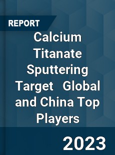 Calcium Titanate Sputtering Target Global and China Top Players Market