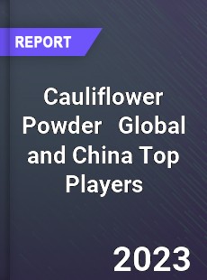 Cauliflower Powder Global and China Top Players Market