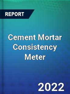Cement Mortar Consistency Meter Market