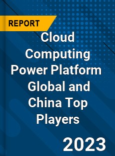 Cloud Computing Power Platform Global and China Top Players Market