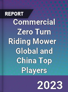 Commercial Zero Turn Riding Mower Global and China Top Players Market