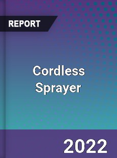 Cordless Sprayer Market