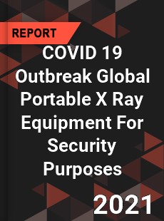 COVID 19 Outbreak Global Portable X Ray Equipment For Security Purposes Industry