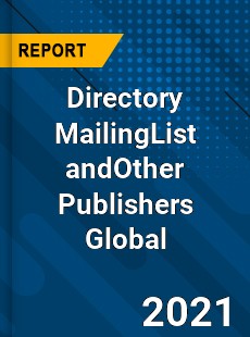 Directory MailingList andOther Publishers Market