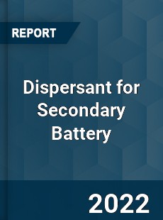 Dispersant for Secondary Battery Market