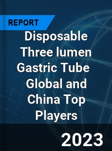 Disposable Three lumen Gastric Tube Global and China Top Players Market