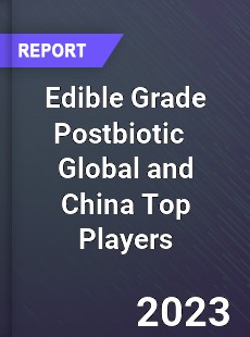 Edible Grade Postbiotic Global and China Top Players Market