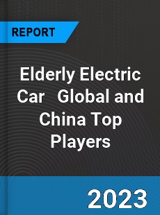Elderly Electric Car Global and China Top Players Market