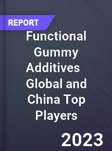 Functional Gummy Additives Global and China Top Players Market