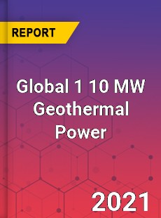 Global 1 10 MW Geothermal Power Market