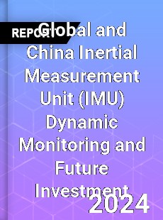 Global and China Inertial Measurement Unit Dynamic Monitoring and Future Investment Report