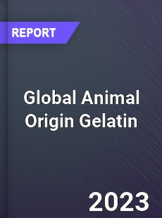 Global Animal Origin Gelatin Industry