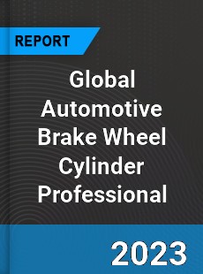 Global Automotive Brake Wheel Cylinder Professional Market