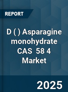 Global D Asparagine monohydrate CAS 58 4 Industry