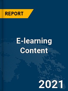 Global E learning Content Market