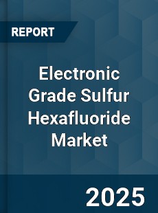 Global Electronic Grade Sulfur Hexafluoride Market