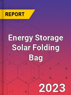Global Energy Storage Solar Folding Bag Market