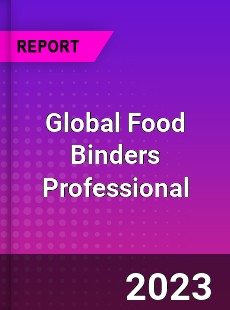 Global Food Binders Professional Market