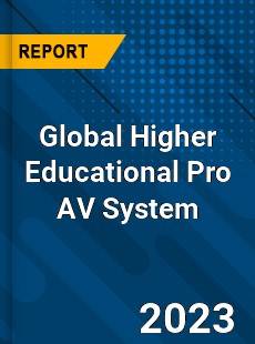 Global Higher Educational Pro AV System Industry