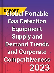 Global Portable Gas Detection Equipment Supply and Demand Trends and Corporate Competitiveness Research