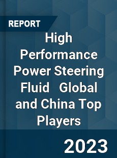 High Performance Power Steering Fluid Global and China Top Players Market