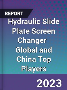 Hydraulic Slide Plate Screen Changer Global and China Top Players Market