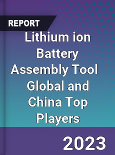Lithium ion Battery Assembly Tool Global and China Top Players Market