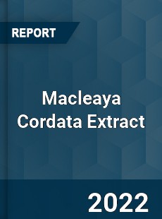 Macleaya Cordata Extract Market