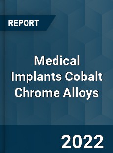 Medical Implants Cobalt Chrome Alloys Market