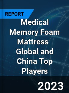 Medical Memory Foam Mattress Global and China Top Players Market