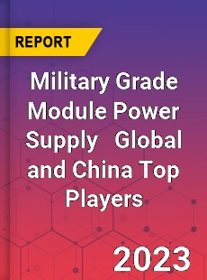 Military Grade Module Power Supply Global and China Top Players Market