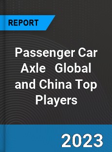 Passenger Car Axle Global and China Top Players Market