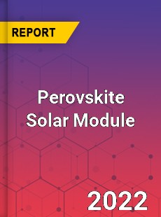 Perovskite Solar Module Market