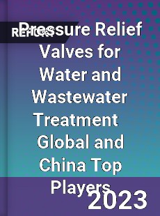Pressure Relief Valves for Water and Wastewater Treatment Global and China Top Players Market