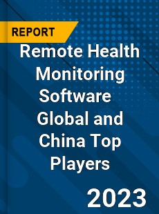 Remote Health Monitoring Software Global and China Top Players Market