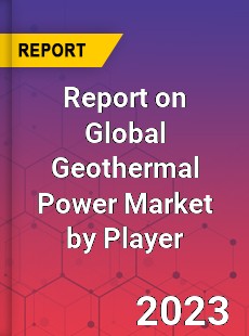Report on Global Geothermal Power Market by Player