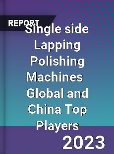 Single side Lapping Polishing Machines Global and China Top Players Market