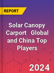 Solar Canopy Carport Global and China Top Players Market