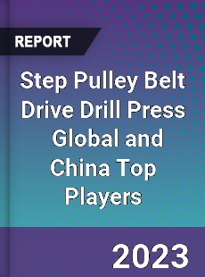 Step Pulley Belt Drive Drill Press Global and China Top Players Market