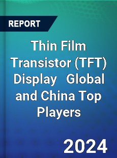 Thin Film Transistor Display Global and China Top Players Market