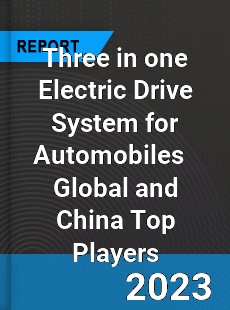 Three in one Electric Drive System for Automobiles Global and China Top Players Market