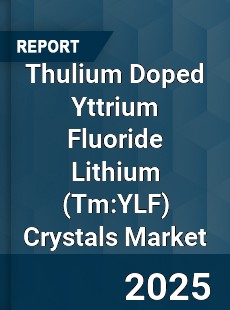 Thulium Doped Yttrium Fluoride Lithium Crystals