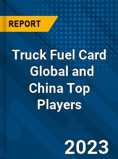 Truck Fuel Card Global and China Top Players Market