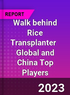 Walk behind Rice Transplanter Global and China Top Players Market