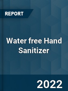 Water free Hand Sanitizer Market